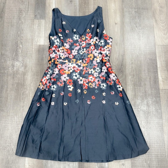 NWT Ann Taylor Loft outlet floral a- line dress ❤️ - Picture 8 of 8